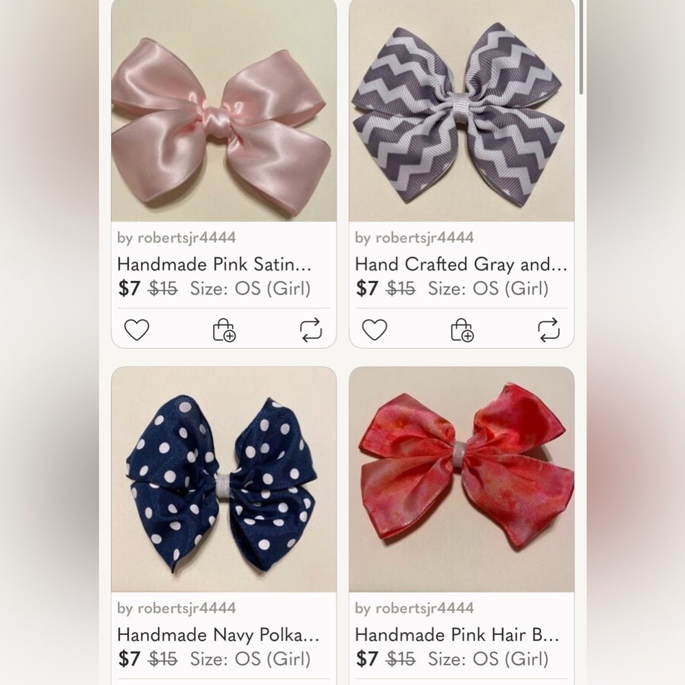 Hair Bow Bundle for Kids (4 for $20)